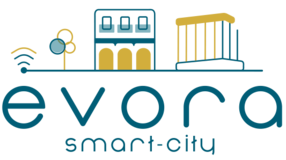 Logótipo oficial de Évora Smart-City -POCITYF